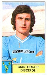 Sticker Gian Cesare Discepoli - Calciatori 1971-1972 n. 226 - Panini