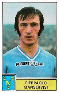 Cromo Pierpaolo Manservisi - Calciatori 1971-1972 - Panini