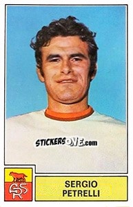 Figurina Sergio Petrelli - Calciatori 1971-1972 - Panini