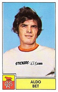 Figurina Aldo Bet - Calciatori 1971-1972 - Panini