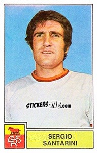 Cromo Sergio Santarini - Calciatori 1971-1972 - Panini