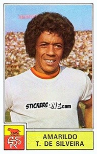 Sticker Amarildo Tavares De Silveira - Calciatori 1971-1972 n. 239 - Panini