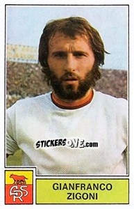 Cromo Gianfranco Zigoni - Calciatori 1971-1972 - Panini