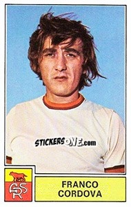 Sticker Franco Cordova - Calciatori 1971-1972 - Panini