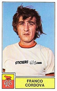 Figurina Franco Cordova - Calciatori 1971-1972 - Panini