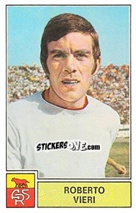 Sticker Roberto Vieri - Calciatori 1971-1972 - Panini