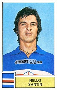 Figurina Nello Santin - Calciatori 1971-1972 - Panini