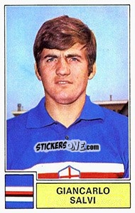 Sticker Giancarlo Salvi - Calciatori 1971-1972 n. 258 - Panini