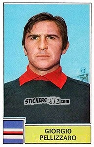 Sticker Giorgio Pellizzaro - Calciatori 1971-1972 n. 262 - Panini