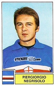 Figurina Piergiorgio Negrisolo - Calciatori 1971-1972 - Panini