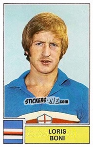 Sticker Loris Boni - Calciatori 1971-1972 n. 266 - Panini