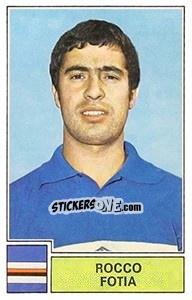 Sticker Rocco Fotia - Calciatori 1971-1972 n. 268 - Panini