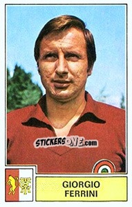 Sticker Giorgio Ferrini - Calciatori 1971-1972 n. 277 - Panini
