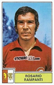 Figurina Rosario Rampanti - Calciatori 1971-1972 - Panini