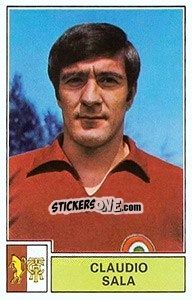Sticker Claudio Sala - Calciatori 1971-1972 n. 281 - Panini