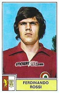 Cromo Ferdinando Rossi - Calciatori 1971-1972 - Panini