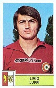 Figurina Livio Luppi - Calciatori 1971-1972 - Panini