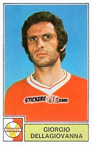 Sticker Giorgio Dellagiovanna - Calciatori 1971-1972 n. 295 - Panini