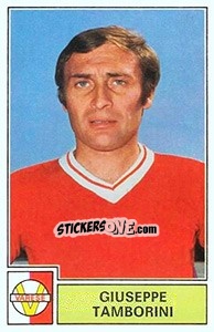 Sticker Giuseppe Tamborini - Calciatori 1971-1972 - Panini