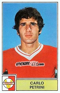 Sticker Carlo Petrini - Calciatori 1971-1972 n. 300 - Panini