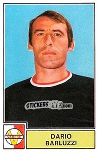 Sticker Dario Barluzzi - Calciatori 1971-1972 n. 302 - Panini