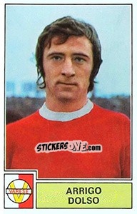 Sticker Arrigo Dolso - Calciatori 1971-1972 n. 306 - Panini