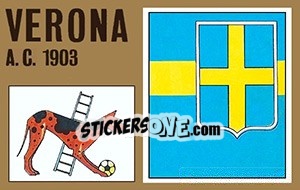 Sticker Scudetto - Calciatori 1971-1972 n. 309 - Panini
