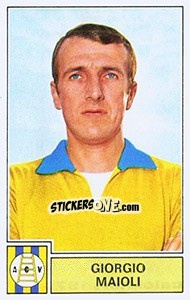 Sticker Giorgio Maioli - Calciatori 1971-1972 n. 317 - Panini
