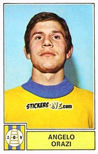 Sticker Angelo Orazi - Calciatori 1971-1972 n. 318 - Panini