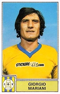 Cromo Giorgio Mariani - Calciatori 1971-1972 - Panini