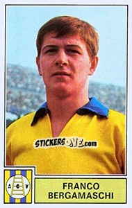 Sticker Franco Bergamaschi - Calciatori 1971-1972 - Panini