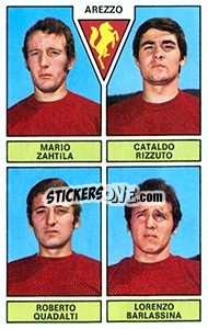 Sticker Zantila / Rizzuto / Quadalti / Barlassina - Calciatori 1971-1972 n. 370 - Panini