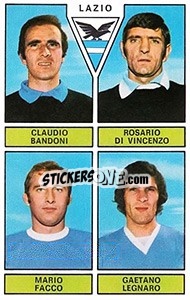 Sticker Bandoni / Di Vicenzo / Facco / Legnaro - Calciatori 1971-1972 n. 407 - Panini