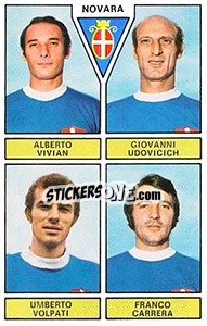 Sticker Vivian / Udovicich / Volpati / Carbera - Calciatori 1971-1972 n. 428 - Panini