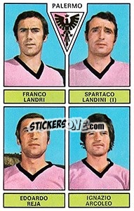 Sticker Landri / Landini (I) / Reja / Arcoleo - Calciatori 1971-1972 n. 433 - Panini