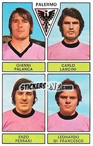 Sticker Palanca / Lancini / Ferrari / Di Francesco - Calciatori 1971-1972 n. 435 - Panini