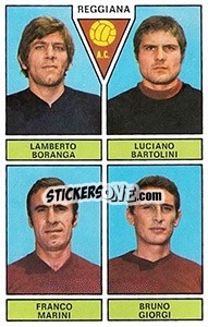 Sticker Soranga / Bartolini / Marini / Giorg - Calciatori 1971-1972 n. 442 - Panini