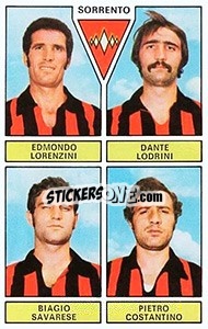 Sticker Lorenzini / Lodrini / Savarese / Costantino