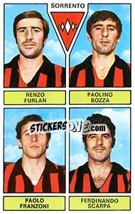 Sticker Furlan / Bozza / Franzoni / Scarpa