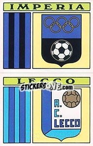 Sticker Scudetto Imperia / Lecco - Calciatori 1971-1972 n. 468 - Panini