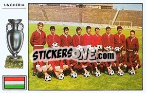 Cromo Squadra Ungheria - Calciatori 1971-1972 n. 499 - Panini