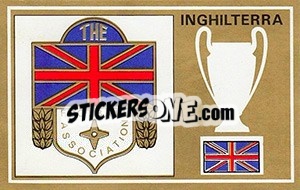 Sticker Scudetto Inghliterra - Calciatori 1971-1972 n. 501 - Panini