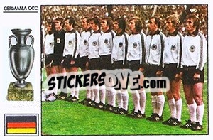 Sticker Squadra Germania Occ. - Calciatori 1971-1972 n. 511 - Panini