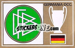 Sticker Scudetto Germania OCC. - Calciatori 1971-1972 n. 512 - Panini