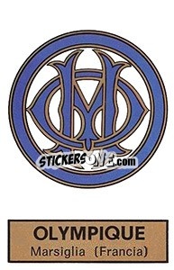 Sticker Scudetto Olympique Marseille - Calciatori 1971-1972 n. 522 - Panini