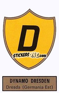Sticker Scudetto Dynamo Dresden - Calciatori 1971-1972 n. 523 - Panini