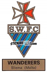 Sticker Scudetto Wanderers Sliema - Calciatori 1971-1972 n. 533 - Panini