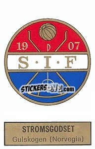 Sticker Scudetto Stromsgodset - Calciatori 1971-1972 n. 534 - Panini