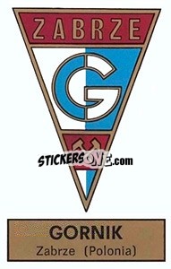 Sticker Scudetto Gornik Zabrze - Calciatori 1971-1972 n. 537 - Panini