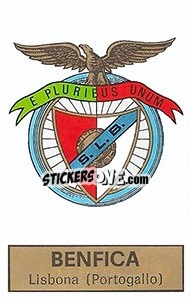 Sticker Scudetto Benfica - Calciatori 1971-1972 n. 538 - Panini